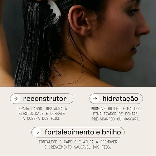 Óleo de Ojon - Crescimento Capilar, Reparador de Pontas, Umectacao Capilar e Fortalecimento dos Fios – Natural com Aloe Vera - Com Tampa Gotejadora, 140ml, Beauts