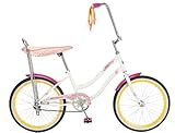 Schwinn Girl's 20-Inch Spirit Banana Seat Polo Bike, White