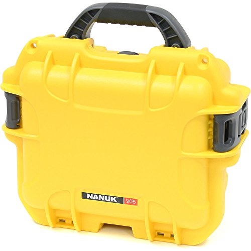 Nanuk 905-0004 905 Waterproof Hard Case, Empty, Yellow