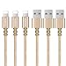 iPhone Charger, KOQIDA Lightning Cable 3PACK(6FT) Extra Long Nylon Braided Cables Syncing and Fast Charging Cord