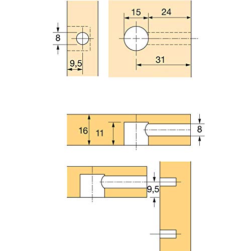 4 LOOTICH+Eccentric+Pre+Inserted+Furniture+Connecting