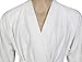 Arus Men's Short Kimono Bathrobe Turkish Cotton Terry Cloth Robe White L-XL