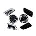 Set of 6pcs Chrome Seat Adjustment Switch Cover Trim For Audi A3 A4 A5 A6 A7 B8 Q3 Q5 VW Tiguan