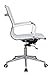 Classic Replica mid back office chair white Pleather - stabilizing swivel bar and knee tilt with tensioner knob. Sold in a (PACK of 2) chairs with FREE shipping. SAVE 18% buying 2!!!