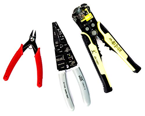 image for Fstop Labs Wire Stripper Crimping Tool Kit, 8 Inch Self-Adjusting Wire