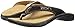 Neat Feat Men's Zori Sport Orthotic Slip-on Sandals Flip Flop, Black/Tan, 8 D US