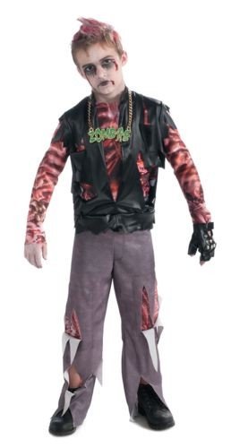 Boy's Zombie Punk Rocker #1 Costume