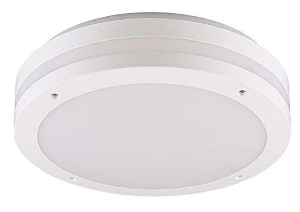 Reality Leuchten Kendal R62151131 LED Outdoor Ceiling Light Plastic White with 12 Watt LED