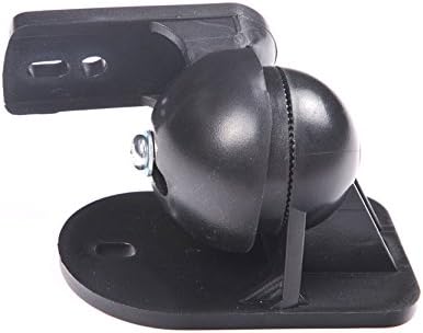 2 pcs Black Universal Adjustable Surround Sound Wall Speaker Mount Bracket