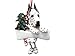 Harlequin Great Dane Ornament with Unique 