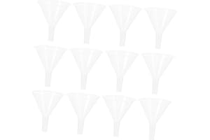 OSOLADY 20pcs Short Stem Laboratory Funnels 60mm Stem Scientific Filling Funnels for Labs and Students