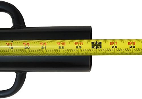 MTB Fence Post Driver with Handle, 12LB Black Iron T Post Pounder Hand Post Rammer for U Fence Post Wooden Post - Image 4