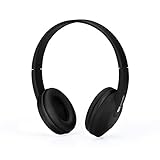 Wireless Headphone V4.0 Over-Ear Bluetooth Headset w/ Mic for iPhone, iPad, iPod, Samsung Galaxy and other Bluetooth - Enabled Devices. [Black]