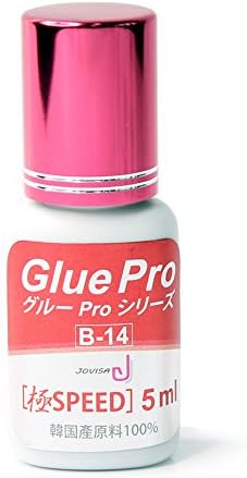 JOVISA B14 Ultra Speedy Eyelash Extension Glue 2-3 Seconds Drying Time 6-8 Weeks Long Retention 50~65% RH Ideal Humidity Professional Use Only 5ml