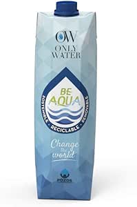 Agua en cartón Only Water 1000 ml - Caja 8 unds : Amazon.es ...