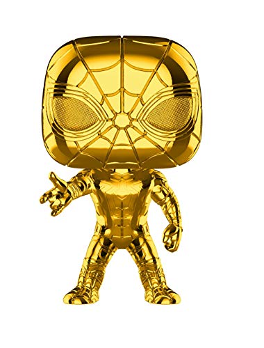 Funko Pop! Marvel: Studios 10 - Iron Spider (Chrome) Toy, Multicolor