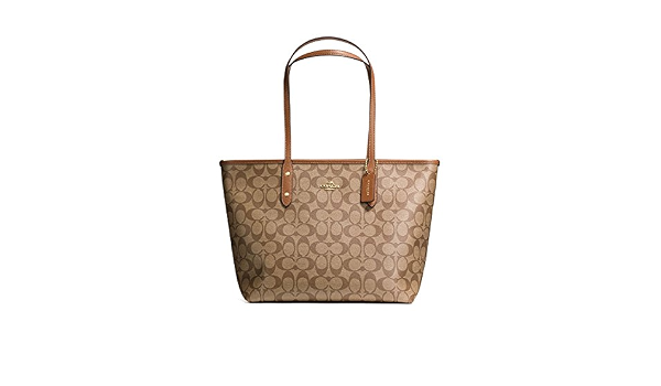 Coach City Zip Tote Signature Bolsa para Mujer Café Talla unitalla :  Amazon.com.mx: Ropa, Zapatos y Accesorios