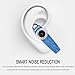 AOKII Bluetooth Headset,Wireless Business Bluetooth 4.1 In Ear Headphones Noise Reduction Earbud with Hands Free. (Blue)