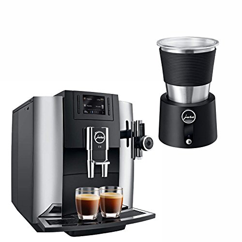 Click Here to See More Images Jura 15097 Automatic Coffee Machine E8, Chrome with Automatic Milk Frother