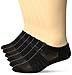 New Balance No Show Socks (6 Pack), Black, Shoe Size: Men's 7.5-9/Women's 6-10 (Medium)