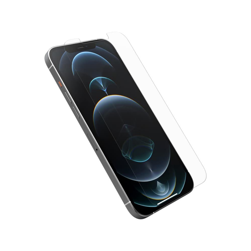 OtterBox Alpha Glass Screen Protector for iPhone 12 Pro Max, Tempered Glass, x2 Scratch Protection