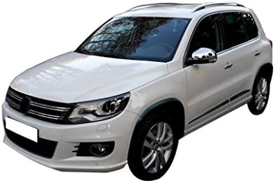 VOLKSWAGEN TIGUAN CHROME MIRROR COVER CAPS TRIM SET STAINLESS STEEL