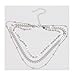 Zealmer 3pcs Coin Fishbone Satellite Chains Layered Choker Necklaces for Women