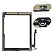 Monstleo Touch Screen Digitizer Assembly for White iPad 4 Model A1458, A1459, A1460 + Home Button,Adhesive Tape and Tools