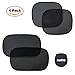 Car Sun Shade - 4 Pack Cling Car Side Windows Sunshade for Baby,Car Sunshades Protector,80 GSM for Maximum UV/Sun/Glare Protection for Kids,2 Pack 20