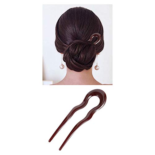 5 Pack Plastic Hair Fork Pins Chopsticks Hairpins Picks Carved Hollow Long Hair Sticks Hairclips Magic Simple Fast Hair Bun Chignon Braids Spiral Twist Styling Maker Accessories Bulk