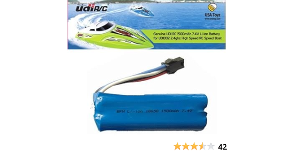 udi rc battery upgrade