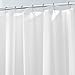 iDesign -Free PEVA 3 Gauge Shower Liner, Long 72 x 84, White