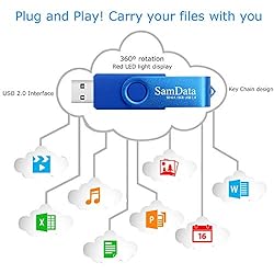 SamData 8GB USB Flash Drives 5 Pack 8GB Thumb