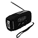 iRonsnow 2017 Version IS-088U+ Dynamo Solar Hand Crank Self Powered AM/FM/NOAA Weather Radio with LED Flashlight and 1000mAh Emergency Power Bank (Black)