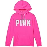 Victoria's Secret Women's PINK Logo Campus Hoodie Sweatshirt (XS-XXL)