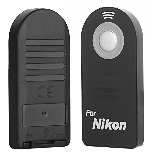 WAAO Ultra Slim Wireless IR Remote Control Replacement ML-L3 for Nikon DSLR SLR Cameras Camcorders