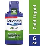 Mucinex Fast-Max Adult DM Expectorant and Cough Suppressant Liquid, 6 Ounce