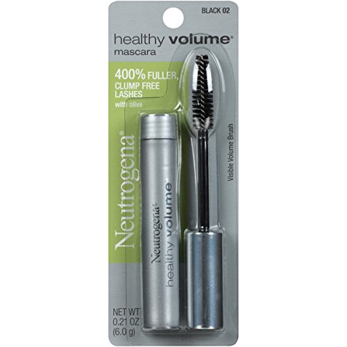 Neutrogena Healthy Volume Lash-Plumping Mascara, Volumizing and Conditioning Mascara with Olive Oil to Build Fuller…