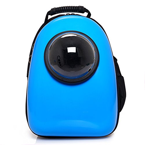 Vedem Pet Carrier Traveler Bubble Backpack Bag for Cat Dog (Blue)