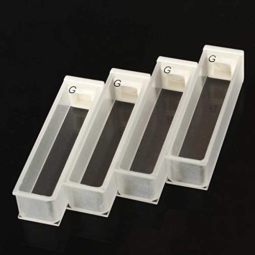 4Pcs 10mm 3.5ml Standard Quartz Spectrophotometer Cuvette for Lab School Educational Quartz Spectrophotometer Cuvette with Box - Thumbnail 5