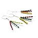 SAMSFX Float Stops Rubber Colorful Oval Bobber Fishing Stopper for Carp Fishing, Red Yellow and Green, 90pcs