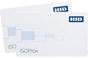 ALPHACARD Genuine HID ISOProx II 1386 LGGMN PVC Proximity Card for Access Control. Standard 26 bit H10301 Format. (25 Pack) (25 Pack, Genuine Hid)