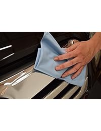 THE RAG COMPANY Premium   Toallas de microfibra para ventana, cristal, espejo y cromo profesional coreano 70 30 sin líneas, sin rayas, Azul (Sky Blue)