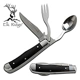 Paiboon lucky Separable Fork, Knife, and Spoon Folding Knife Set