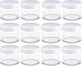 12 Pcs 15ml/0.5oz Small Travel Containers Clear