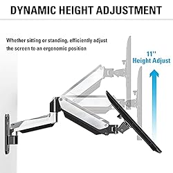 MOUNTUP Monitor Wall Mount, Fully Adjustable