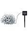 SKYFIRE Led Flower Fairy Lights，22ft 50 Led Blossom Solar Fairy Lights Solar Flower String Lights for Outdoor,Garden, Patio(Warm White)