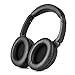 Juboury Solace.Pro Active Noise Cancelling Wired Closed-back Over-ear Headphones for iPhone,PC and Flight with Carrying Case(Wired,Black)
