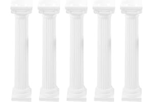 ibasenice Roman Pillar Decoration Mini Columns for Wedding Table Decor Photo Props Home and Office Ornament 4.92 Inch