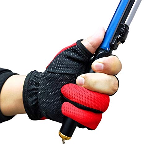 Txrh Angelhandschuhe, 3 Schnittfinger, rutschfest, atmungsaktiv, wasserdicht, Outdoor-Sport-Handschuhe, Sonnenschutz…